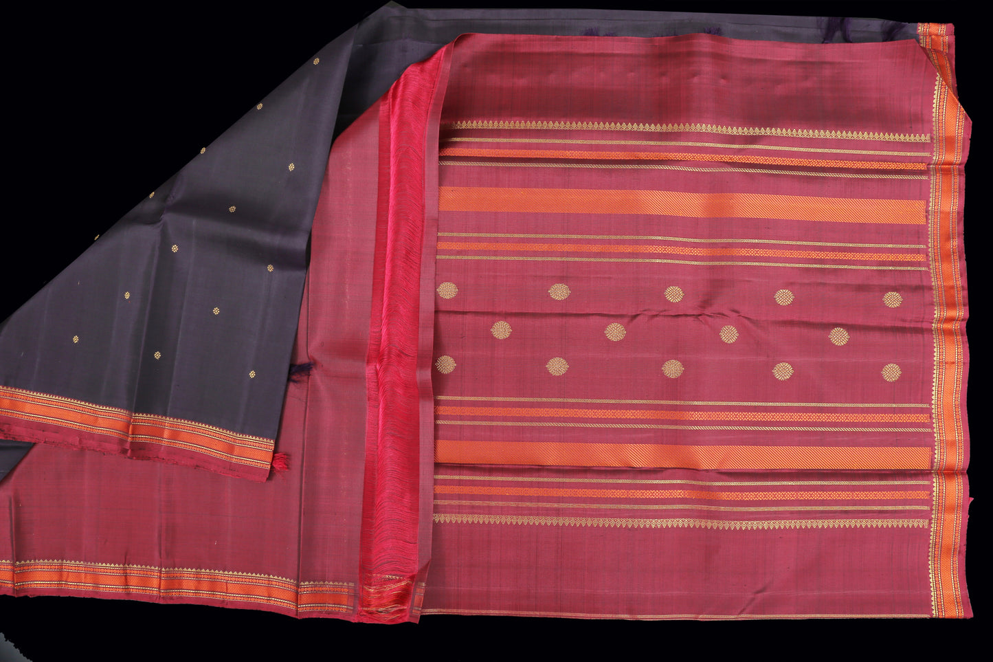 Jamun color saree
