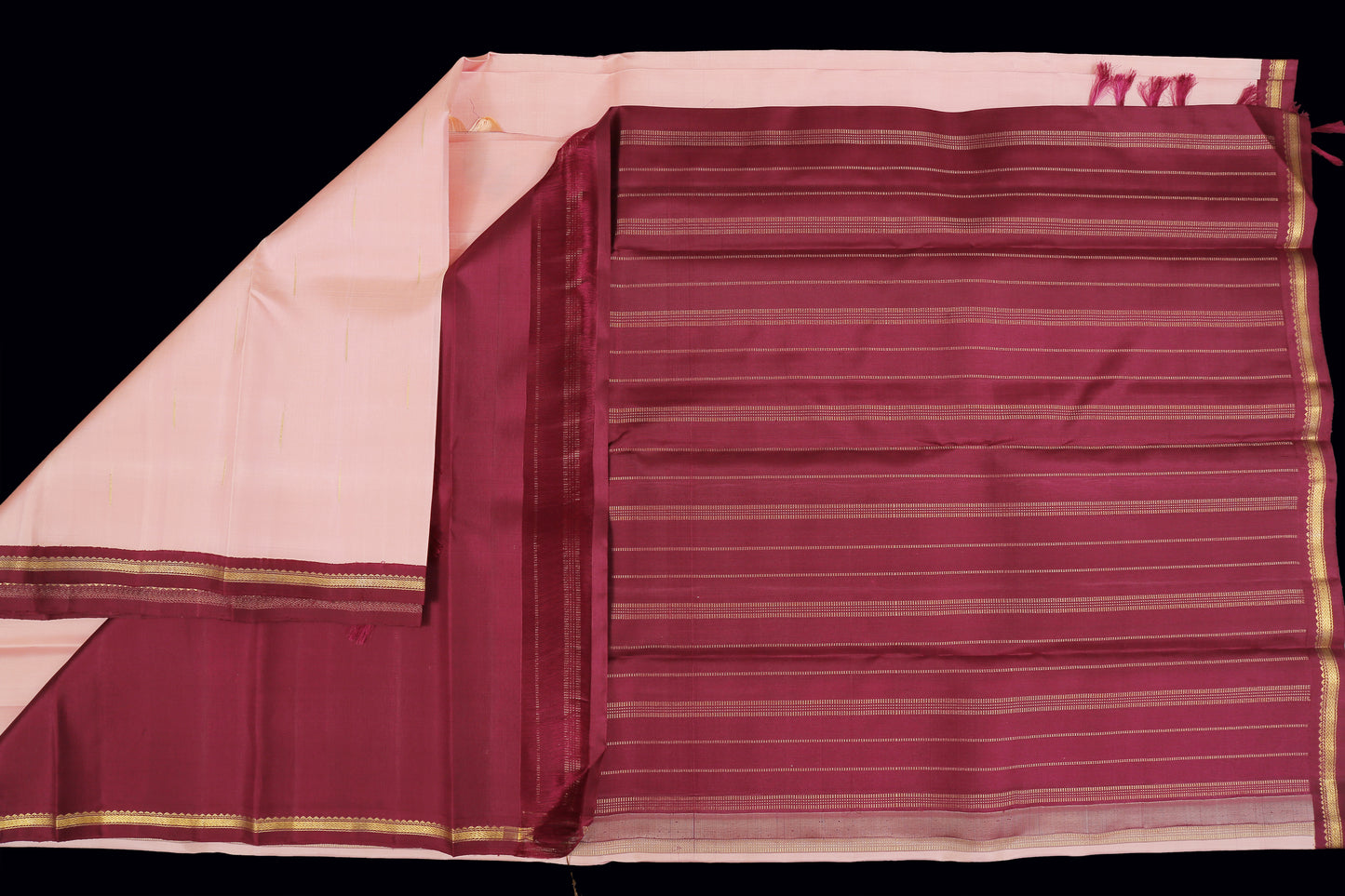 Lotus pink saree