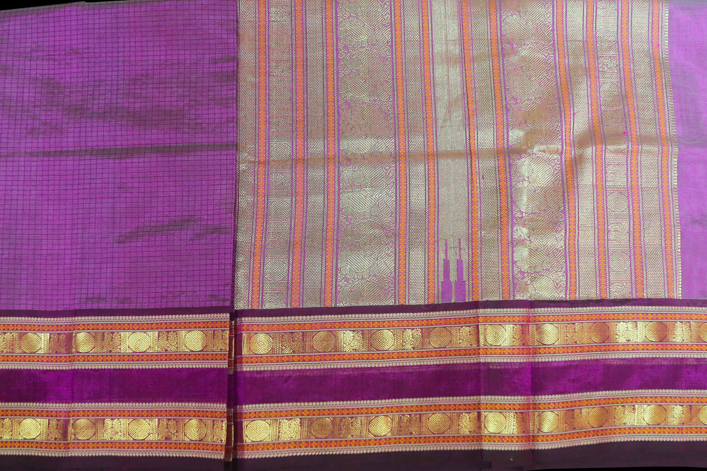 Purple with magenta double shade