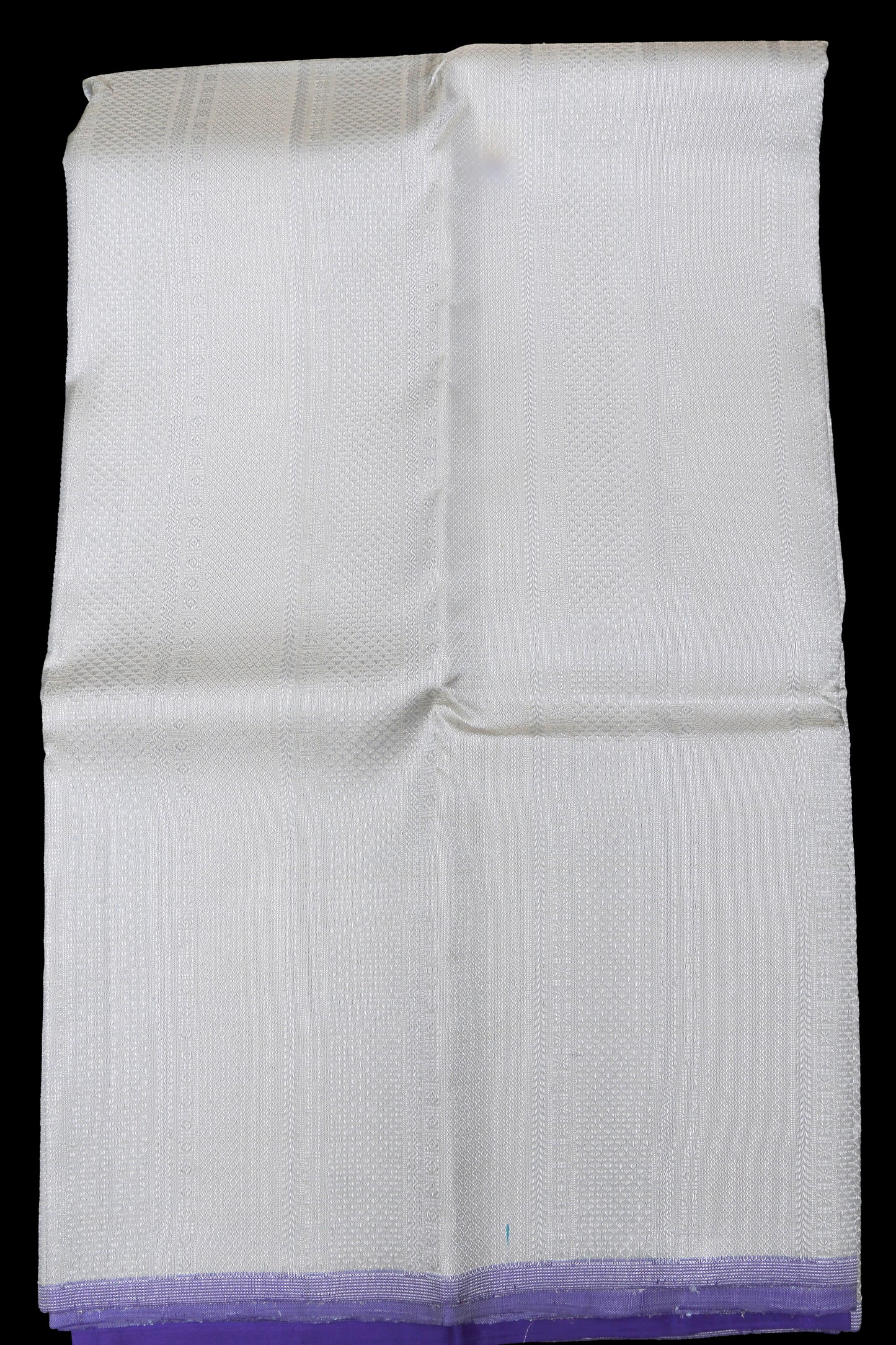 Silver tissue looks saree