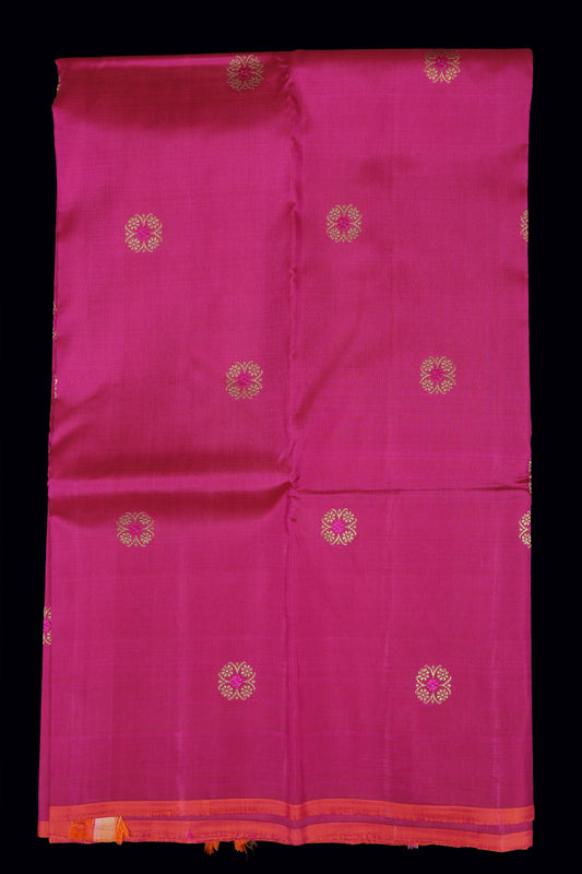 Pink Meena Kari saree