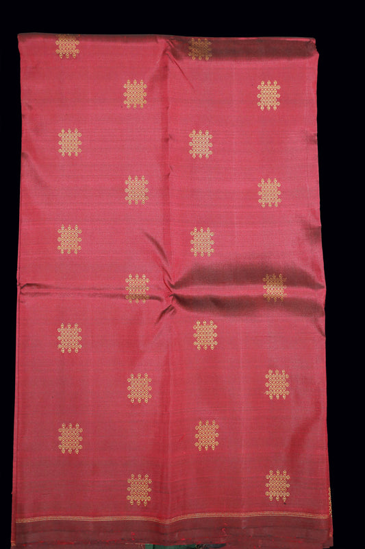Red kolam saree