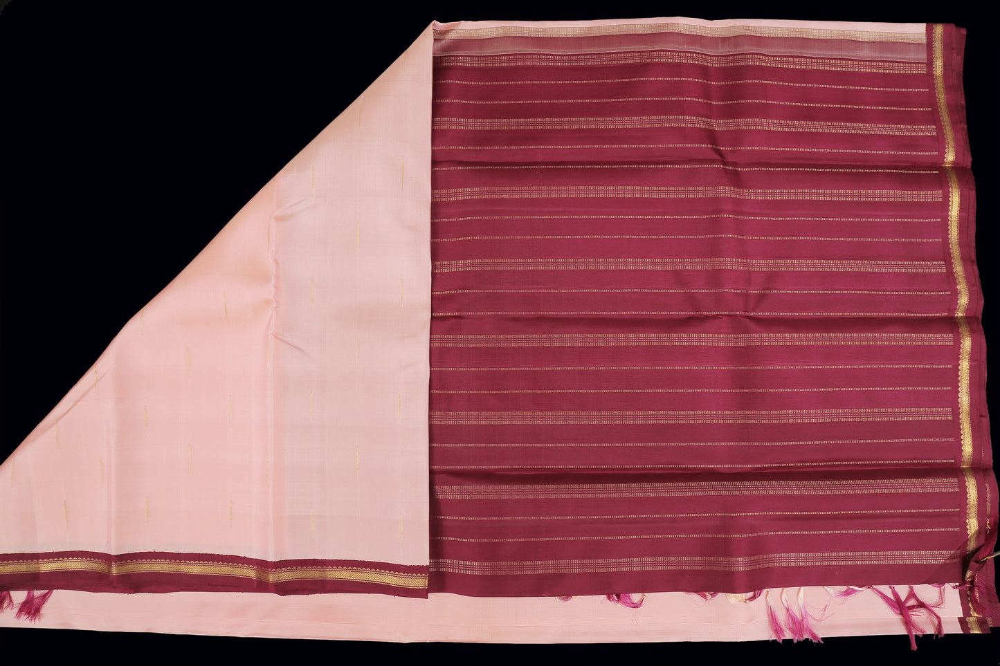 Lotus pink saree