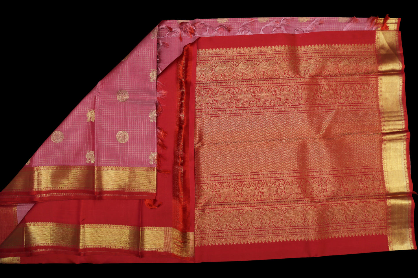 Bridal pink saree