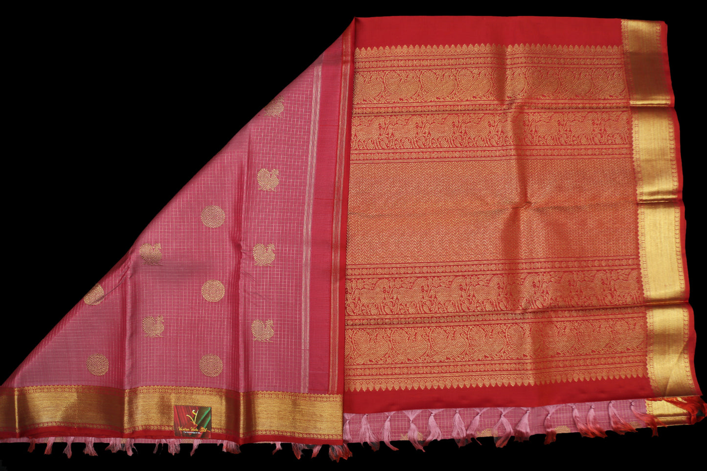 Bridal pink saree