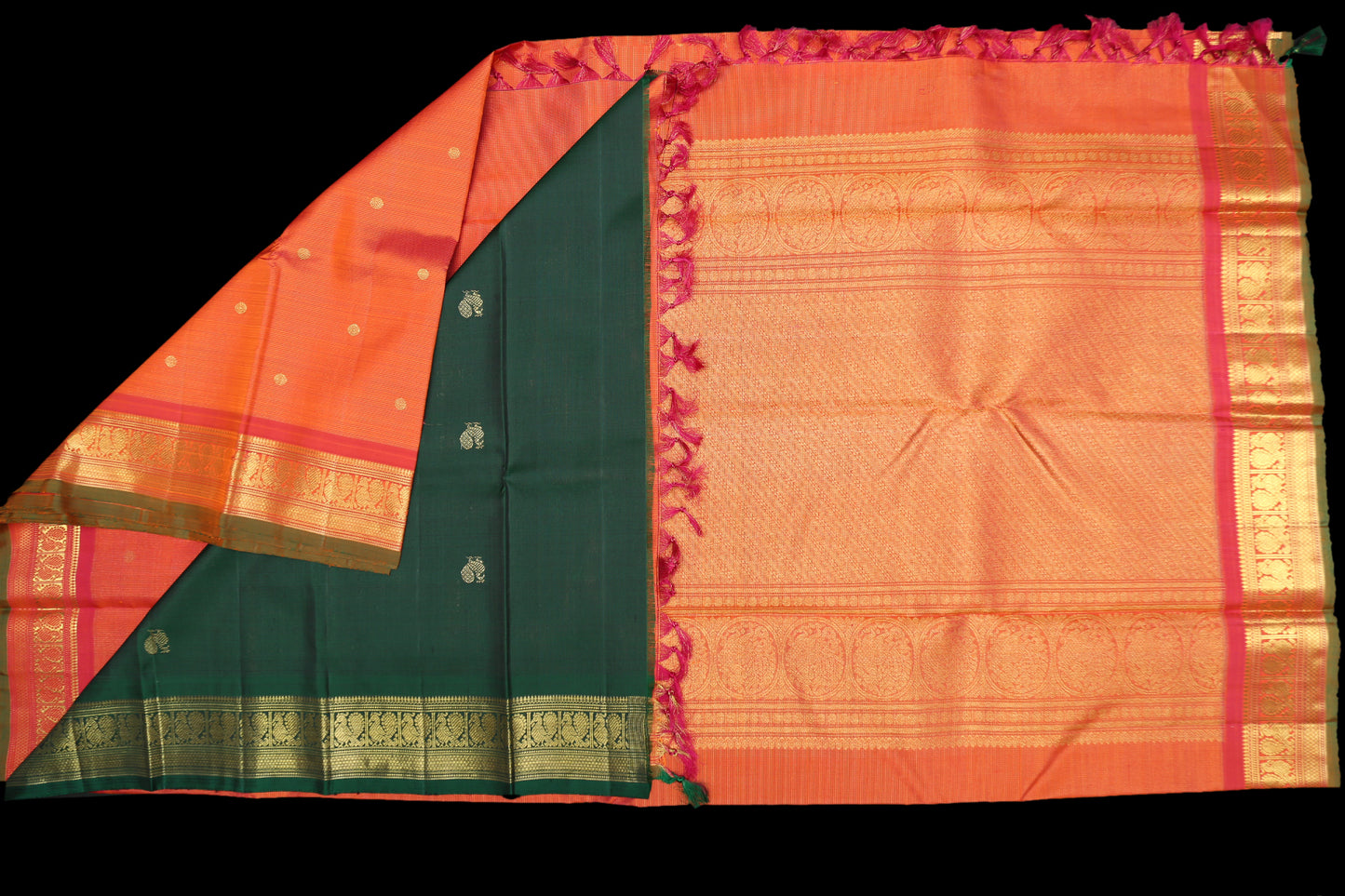 Bridal orange saree