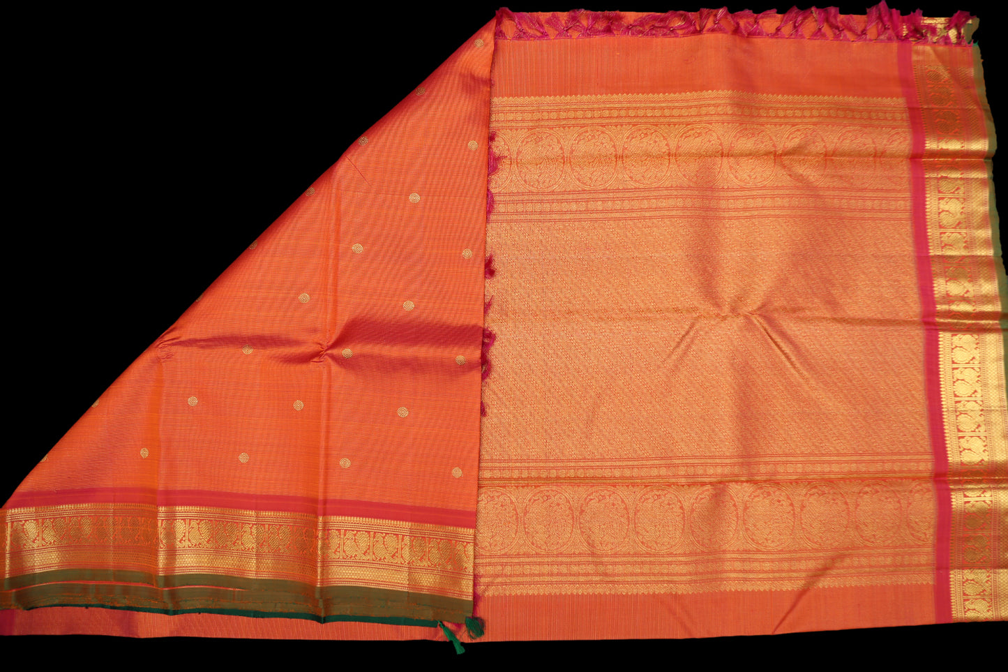 Bridal orange saree