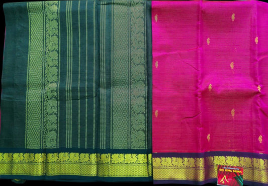 Pink Vairavoosi saree
