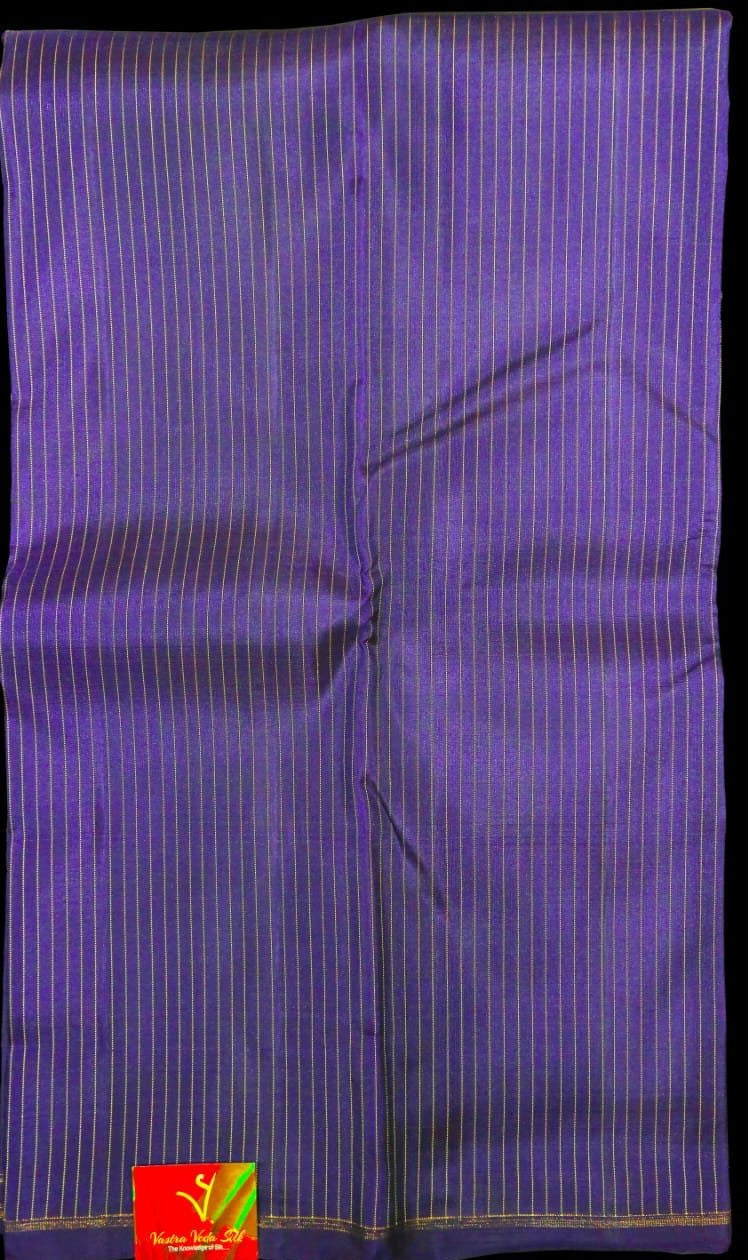 Blue and pink saree