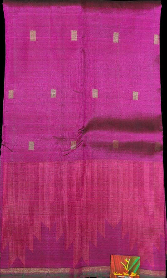Majenta with pink saree