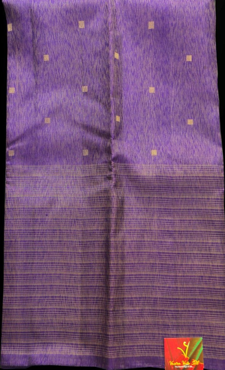 Violet shade saree